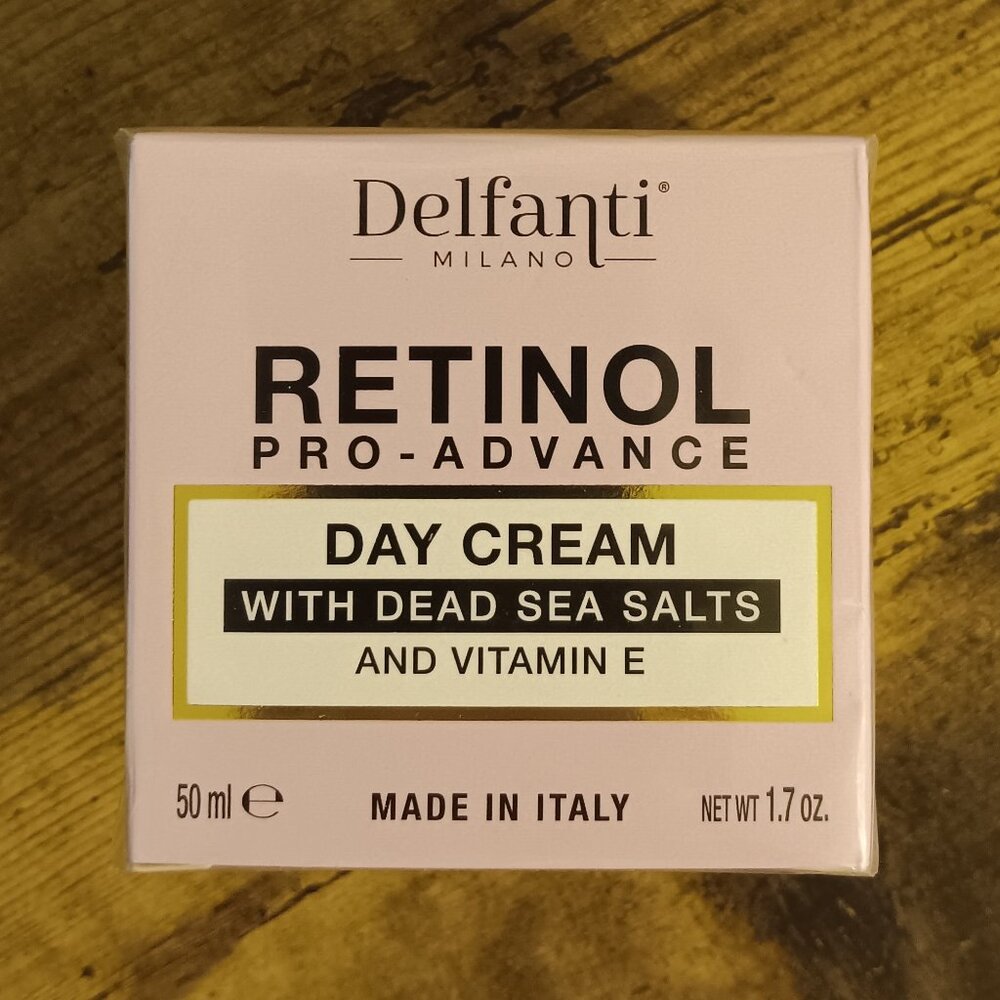Delfanti Milano Retinol Pro-Advance Day Cream with Dead Sea Minerals & Vitamin E